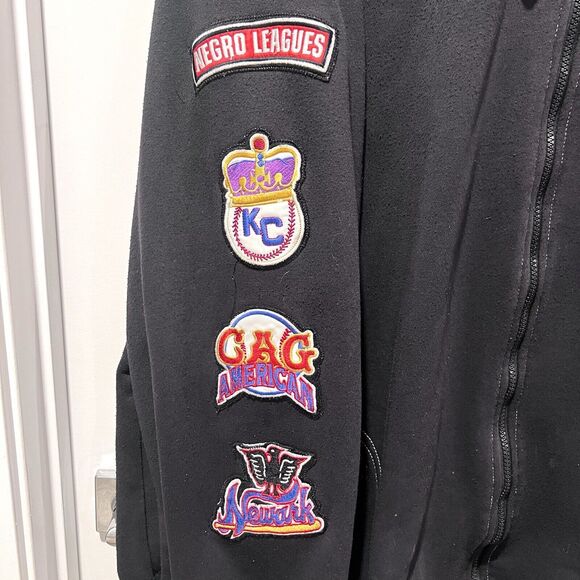 VTG Big Boy Negro Leagues Museum Discover Greatness Patch hoodie Black Men 4XL - Picture 4 of 15
